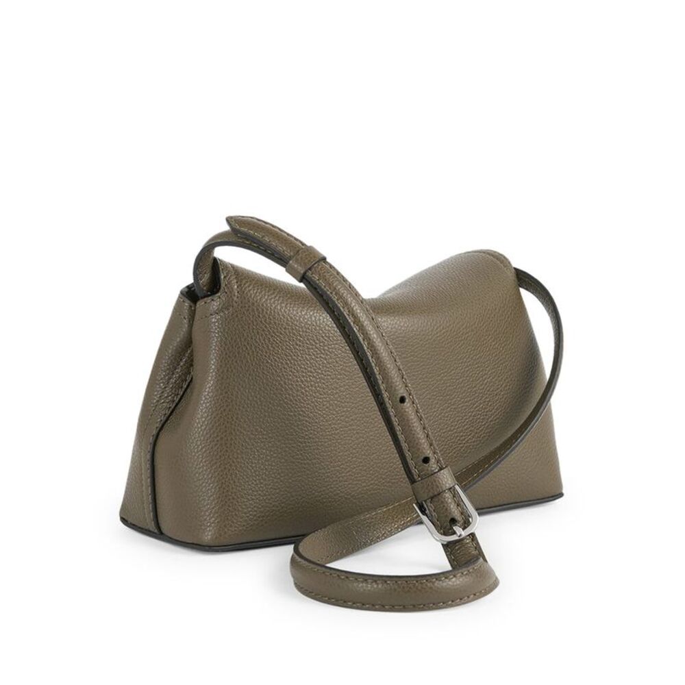 Toteme Women T-Lock Hammered Leather Clutch - Picture 4 of 5